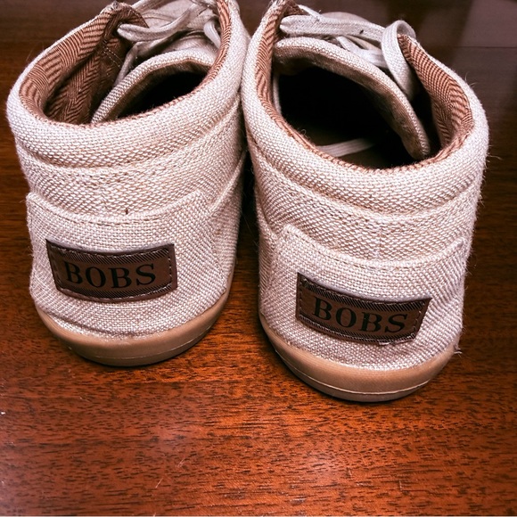 BOBS from Skechers Men's Beige Lace-Up Sneakers - Picture 2 of 6